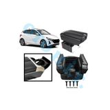 Oto h.i.t. Hyundai I20 20 Üzeri Uyumlu Kol Dayama Kolçak Usb'li Bardaklıklı Çift Açılır Siyah Deri 1.sınıf