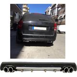 Oto h.i.t. Kia Ceed Statıon Uyumlu Body Kit Difüzör 4 Çıkış Yuvarlak Gri Model 3