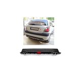 Oto H.i.t. Kia Rio Hatchback Uyumlu Body Kit Difüzör 4 Çıkış Yuvarlak Siyah Model 2