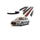 Oto H.i.t. Mitsubishi Lancer 09-15 Uyumlu Bagaj Üstü Spoiler Mat Siyah
