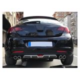 Oto H.i.t. Opel Astra J Hatchback Uyumlu Body Kit Difüzör 4 Çıkış Gri Yuvarlak