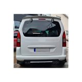 Oto h.i.t. Peugeot Partner Uyumlu Body Kit Difüzör 4 Çıkış Yuvarlak Gri Model 3