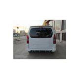 Oto H.i.t. Peugeot Partner Uyumlu Body Kit Difüzör 4 Çıkış Yuvarlak Siyah Model 2