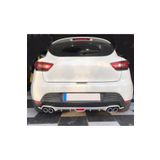 Oto H.i.t. Renault Clio 4 Uyumlu Body Kit Difüzör 4 Çıkış Yuvarlak Gri Model 1