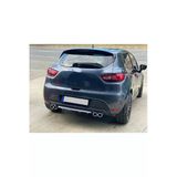 Oto h.i.t. Renault Clio 4 Uyumlu Body Kit Difüzör 4 Çıkış Yuvarlak Gri Model 3