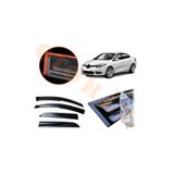 Oto h.i.t. Renault Fluence Cam Rüzgarlığı Parlak Siyah Tam Uyumlu