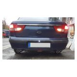 Oto H.i.t. Renault Megane 1 Uyumlu Body Kit Difüzör 4 Çıkış Siyah Yuvarlak