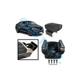 Oto h.i.t. Renault Megane 4 Uyumlu Kol Dayama Kolçak Usb'li Bardaklıklı Çift Açılır Siyah Deri 1.sınıf Kaliteli