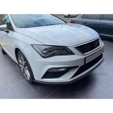 Oto H.i.t. Seat Leon Mk3 Uyumlu Ön Lip Tampon Eki Body Kit Yumuşak Mat Siyah Kırılmaz