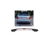 Oto H.i.t. Skoda Fabia Mk1 Uyumlu Body Kit Difüzör 4 Çıkış Gri Yuvarlak