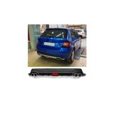 Oto H.i.t. Skoda Fabia Yeni Kasa Uyumlu Body Kit Difüzör 4 Çıkış Yuvarlak Siyah Model 2