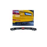 Oto H.i.t. Skoda Octavia Uyumlu Body Kit Difüzör 4 Çıkış Siyah Yuvarlak