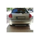 Oto h.i.t. Toyota Auris Uyumlu Body Kit Difüzör 4 Çıkış Yuvarlak Gri Model 3