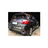 Oto H.i.t. Toyota Auris Uyumlu Body Kit Difüzör 4 Çıkış Yuvarlak Siyah Model 2