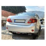 Oto H.i.t. Toyota Corolla 06-12 Uyumlu Body Kit Difüzör 4 Çıkış Gri Yuvarlak