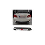 Oto H.i.t. Toyota Corolla 06-12 Uyumlu Body Kit Difüzör 4 Çıkış Yuvarlak Gri Model 1