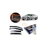 Oto h.i.t. Toyota Corolla 07-12 Cam Rüzgarlığı Parlak Siyah Tam Uyumlu
