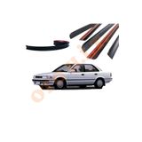 Oto H.i.t. Toyota Corolla 88-92 Uyumlu Bagaj Üstü Spoiler Mat Siyah