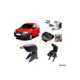Oto H.i.t. Volkswagen Caddy Mk2 Uyumlu Kol Dayama Ve Kolçak Sürgülü Bardaklıklı Ayarlanabilir Siyah Deri