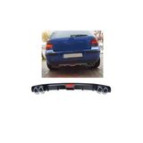 Oto H.i.t. Volkswagen Golf 4 Uyumlu Body Kit Difüzör 4 Çıkış Siyah Yuvarlak