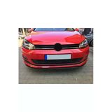 Oto H.i.t. Volkswagen Golf 7 Uyumlu Ön Lip Tampon Eki Body Kit Yumuşak Mat Siyah Kırılmaz
