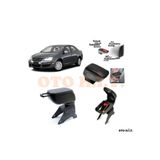 Oto h.i.t. Volkswagen Jetta Mk5 Uyumlu Kol Dayama ve Kolçak Sürgülü Bardaklıklı Ayarlanabilir Siyah Deri