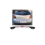 Oto H.i.t. Volkswagen Polo 04-09 Uyumlu Body Kit Difüzör 4 Çıkış Gri Yuvarlak