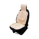 Oto Hasır Bambu Minder Ön Bej İkili Takım Bel Destekli Terletmez Wf-1053-bej 2 Adet