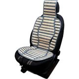 Oto Hasır Bambu Minder Ön Gri İkili Takım Bel Destekli Terletmez Wf-1021-1-Gr