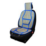 Oto Hasır Bambu Minder Ön Mavi İkili Takım Bel Destekli Terletmez Wf-1021-1