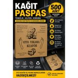 Oto Kağıt Paspas 500 Lü Paket 130 gr