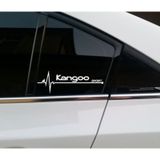Oto Kangoo Yan Cam Sticker Oto Kapı Tuning Aksesuar 20 Cm X 7 Cm