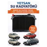 Oto Kasım 4 Sıra Süper Tofaş Bakır Su Radyatörü Slx Doğan Şahin 4 Sıra Süper