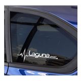 Oto Laguna Nabız Kalp Atışı Sticker 2 Adet Sağ Sol