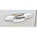 Oto Megane Kapı Kolu Ve Jant Sticker Seti 8 Adet
