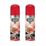Oto Motto Joker Torpido Deri Plastik Için Parlatıcılı Silikon Oto Kokusu Parfüm Sprey 200 Ml Çilek Kokulu 2 Ad.