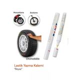 Oto Motto Oto Lastik Yazi Kalemi Beyaz Arac Lastik Yazma Boyama Kalemi