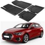 Oto Pandami Audi A3 2020+ Uyumlu Paspas Seti PP206A1 - Siyah