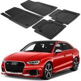 Oto Pandami Audi A3 8V 2012-2019 Uyumlu Paspas Seti PP208A1 - Siyah
