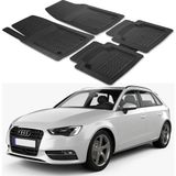 Oto Pandami Audi A3 8V Sportback 2013 Uyumlu Paspas Seti PP209A1 - Siyah