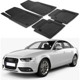 Oto Pandami Audi A4 2013 Uyumlu Paspas Seti PP215A1 - Siyah