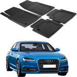 Oto Pandami Audi A6 C7 2011-2018 Uyumlu Paspas Seti PP228A1 - Siyah