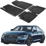 Oto Pandami Audi A6 C8 2018+ Uyumlu Paspas Seti PP229A1 - Siyah