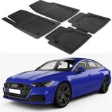 Oto Pandami Audi A7 2018+ Uyumlu Paspas Seti PP232A1 - Siyah