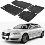 Oto Pandami Audi A8 2009+ Uyumlu Paspas Seti PP236A1 - Siyah
