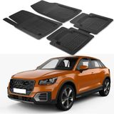 Oto Pandami Audi Q2 2017+ Uyumlu Paspas Seti PP240A1 - Siyah
