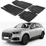 Oto Pandami Audi Q7 2019+ Uyumlu Paspas Seti PP247A1 - Siyah