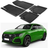 Oto Pandami Audi Q8 2020+ Uyumlu Paspas Seti PP249A1 - Siyah