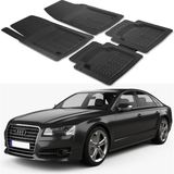Oto Pandami Audi S8 2014+ Uyumlu Paspas Seti PP253A1 - Siyah