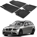 Oto Pandami Bmw 3er E91 Touring 2005 - 2008 Sw Uyumlu Paspas Seti PP190A1 - Siyah